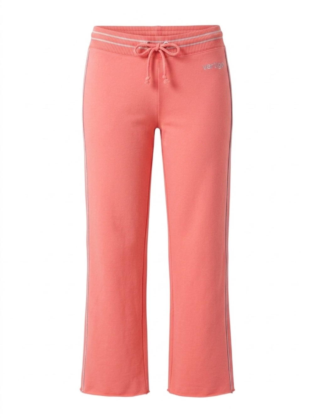 Vertigo Paris Coral Pink Ribbed Waist Lounge Pants